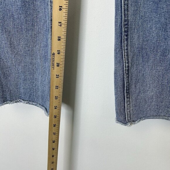 Vervet Super High Rise Beverly Slim Straight Jeans Womens Size 29 Ankle Crop - Picture 8 of 10